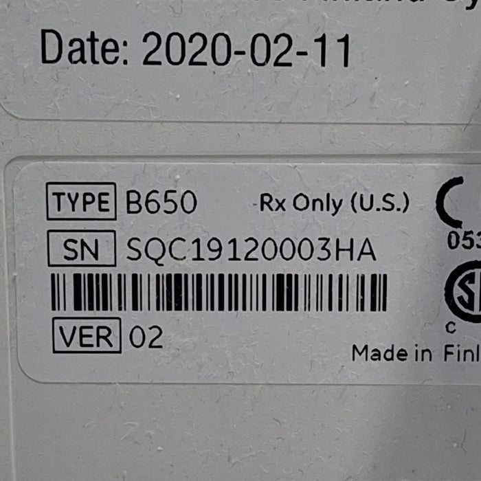 GE Healthcare Carescape B650 Critical Care Patient Monitor