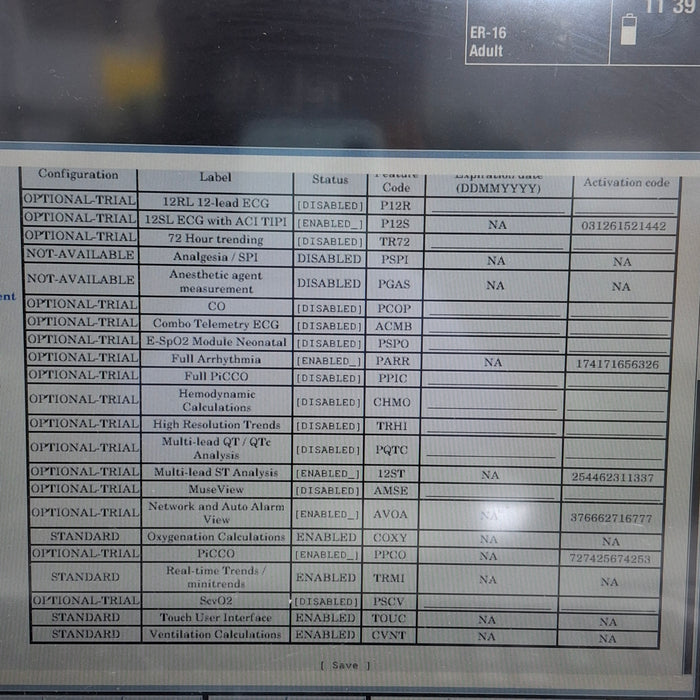 GE Healthcare Carescape B650 Emergency Care Patient Monitor