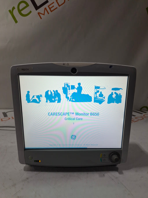 GE Healthcare GE Healthcare Carescape B650 Critical Care Patient Monitor Patient Monitors reLink Online