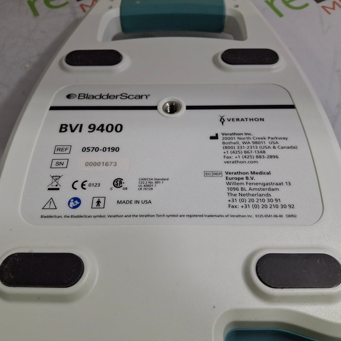 Verathon Medical, Inc BVI 9400 Bladderscan