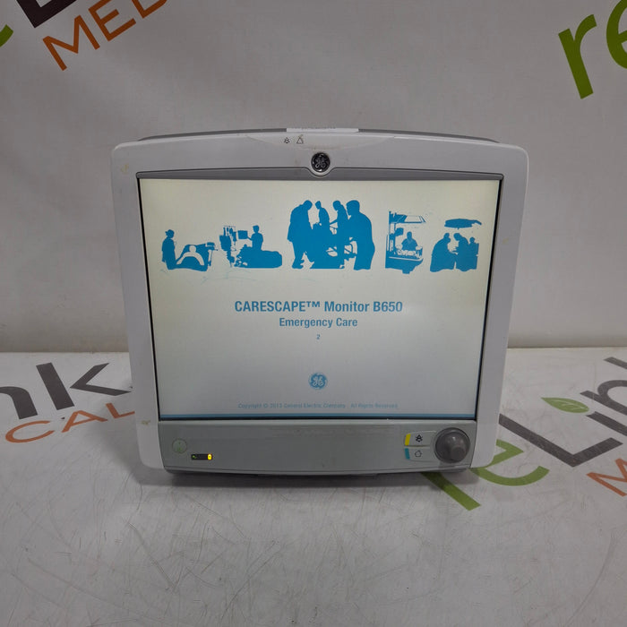 GE Healthcare Carescape B650 Emergency Care Patient Monitor