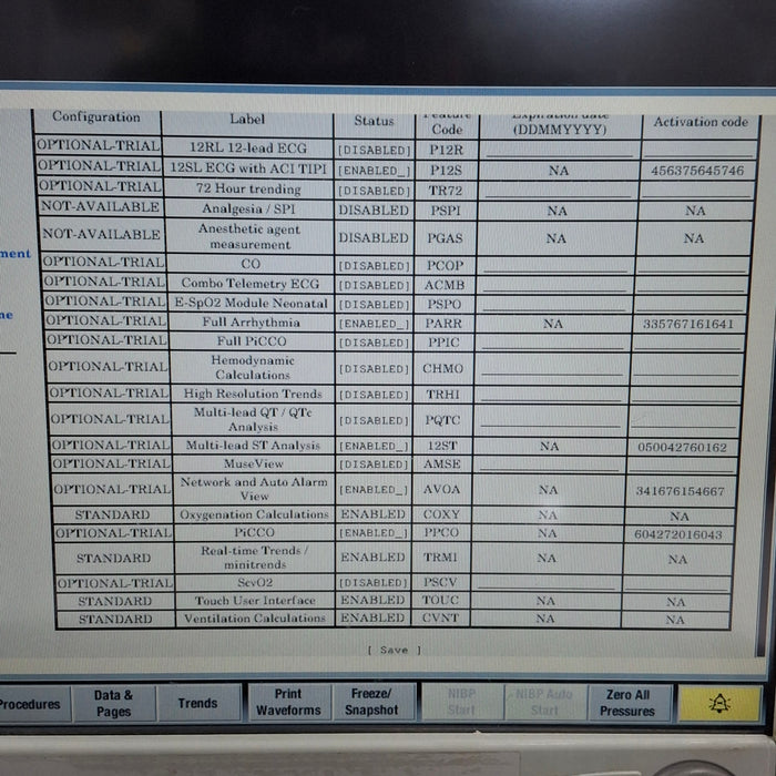 GE Healthcare Carescape B650 Emergency Care Patient Monitor