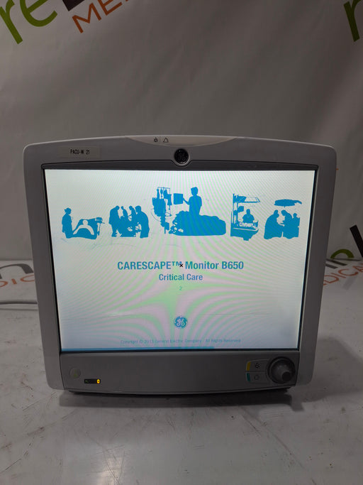 GE Healthcare GE Healthcare Carescape B650 Critical Care Patient Monitor Patient Monitors reLink Online