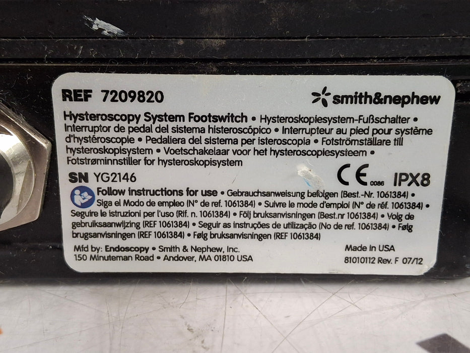 Smith & Nephew 7209820 Foot Switch