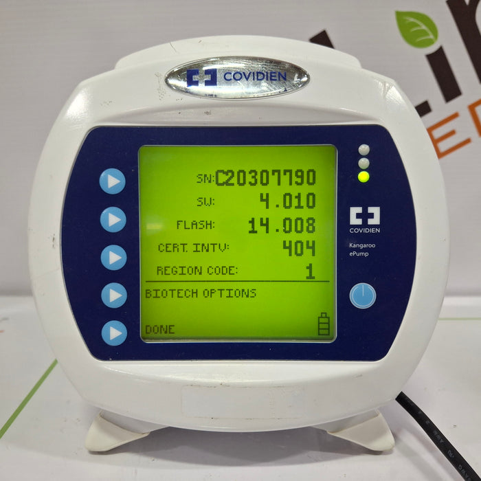 Epump Covidien Kangaroo ePump Enteral Feeding Pump