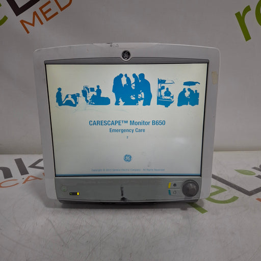 GE Healthcare GE Healthcare Carescape B650 Emergency Care Patient Monitor Patient Monitors reLink Online