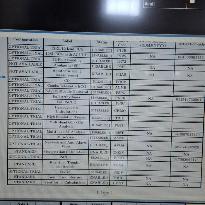 GE Healthcare Carescape B650 Emergency Care Patient Monitor