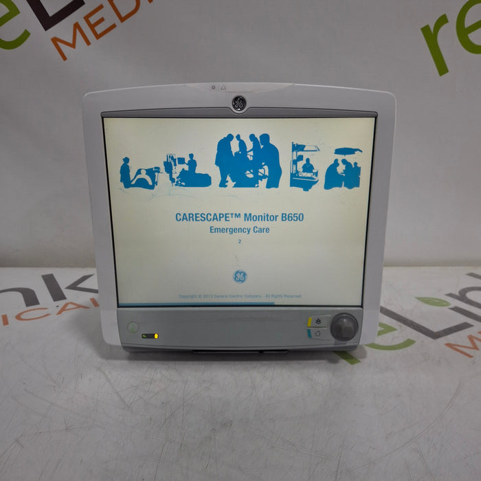 GE Healthcare Carescape B650 Emergency Care Patient Monitor