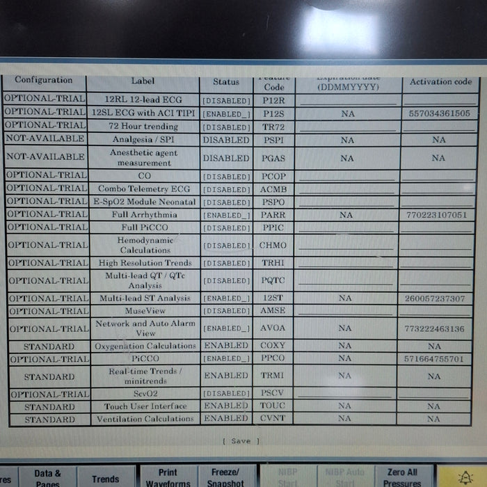 GE Healthcare Carescape B650 Emergency Care Patient Monitor