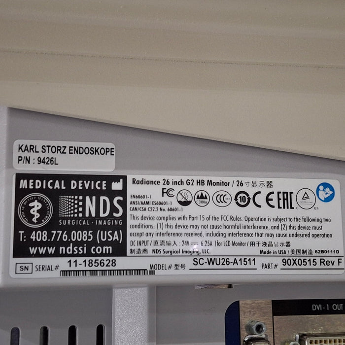 NDS Surgical Imaging Radiance 26" Surgical Display