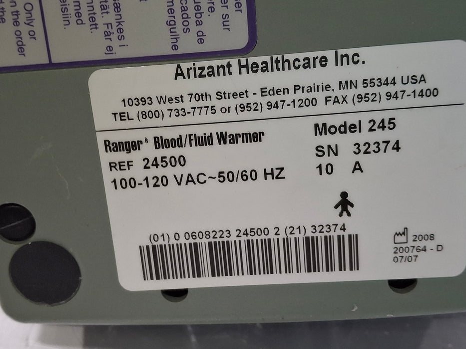 3M Ranger Model 245 Fluid Warming Unit