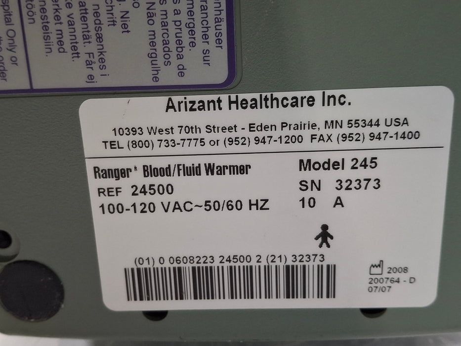 3M Ranger Model 245 Fluid Warming Unit