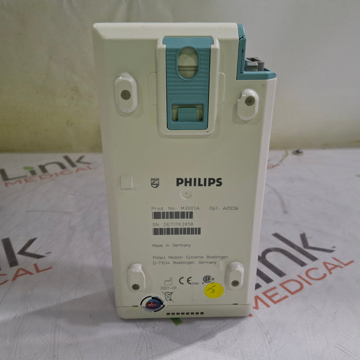 Philips M3001A-A01C06 Fast SpO2, NIBP, ECG, Temp, IBP MMS Module