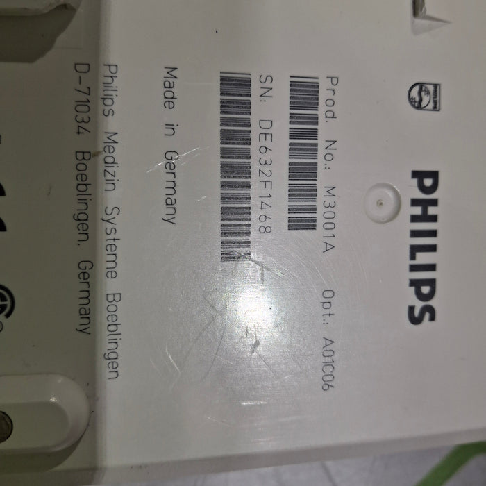 Philips M3001A-A01C06 Fast SpO2, NIBP, ECG, Temp, IBP MMS Module