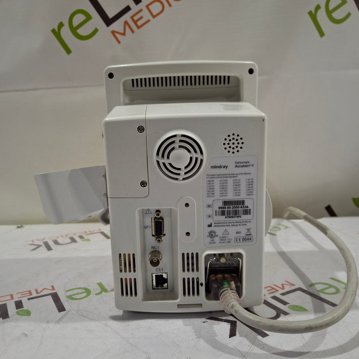 Mindray Datascope Accutorr V Vital Signs Monitor
