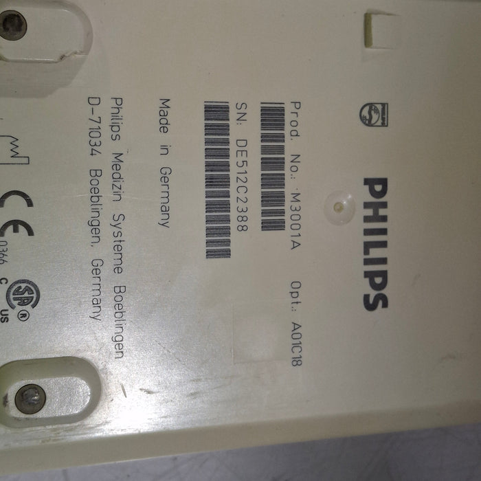 Philips M3001A-A01C18 Fast SpO2, NIBP, 12 lead ECG, Temp, IBP MMS Module