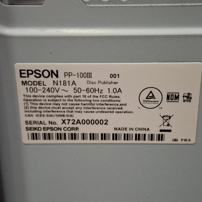 Epson N181A PP-100III Disc Publisher