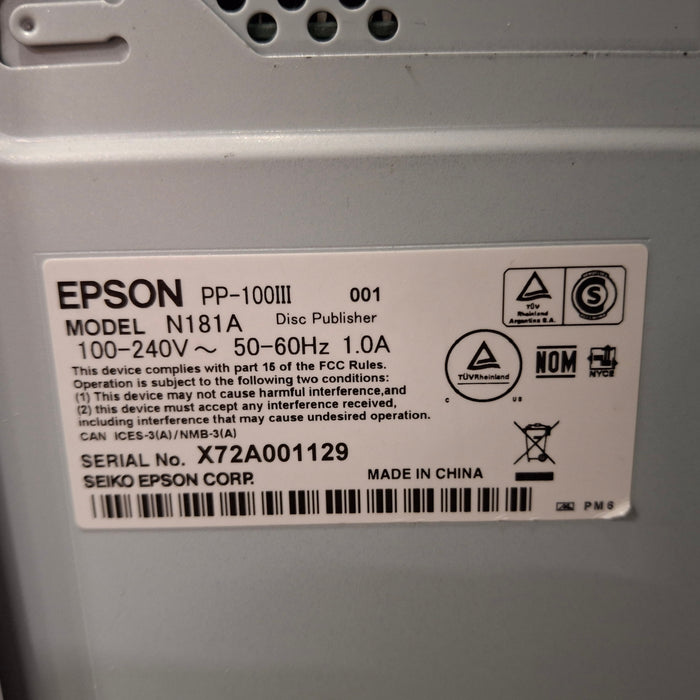 Epson N181A PP-100III Disc Publisher