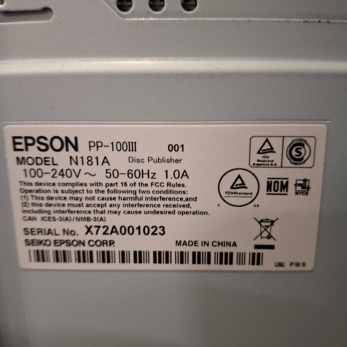 Epson N181A PP-100III Disc Publisher