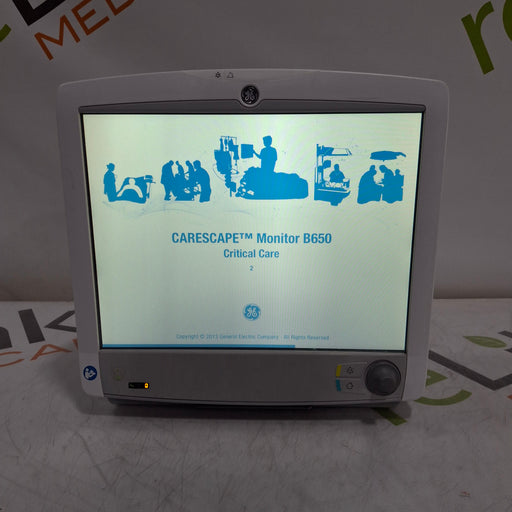 GE Healthcare GE Healthcare Carescape B650 Critical Care Patient Monitor Patient Monitors reLink Online