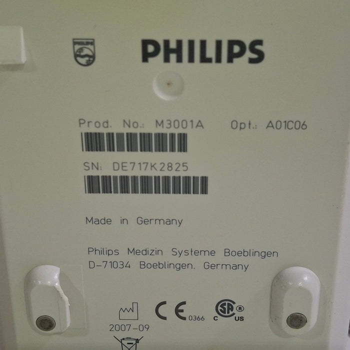 Philips M3001A-A01C06 Fast SpO2, NIBP, ECG, Temp, IBP MMS Module