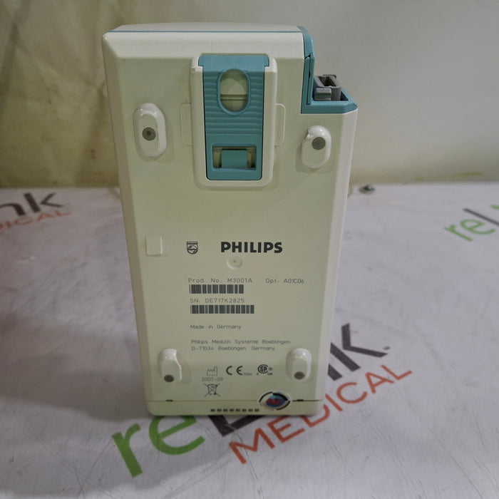 Philips M3001A-A01C06 Fast SpO2, NIBP, ECG, Temp, IBP MMS Module
