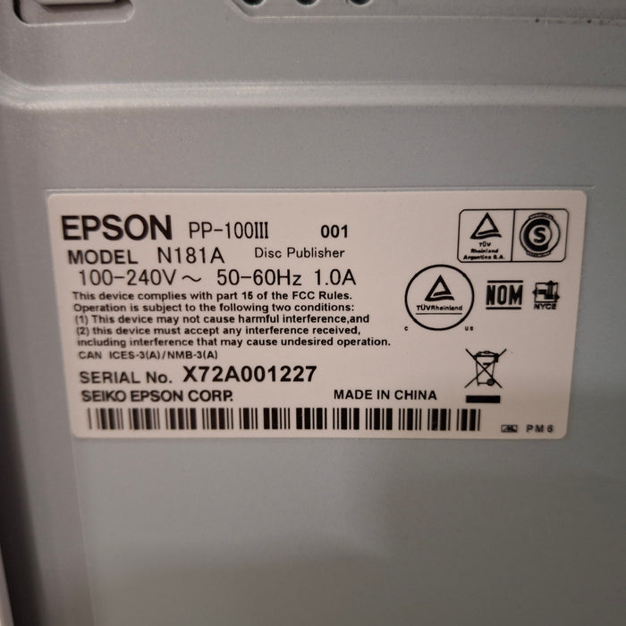 Epson N181A PP-100III Disc Publisher