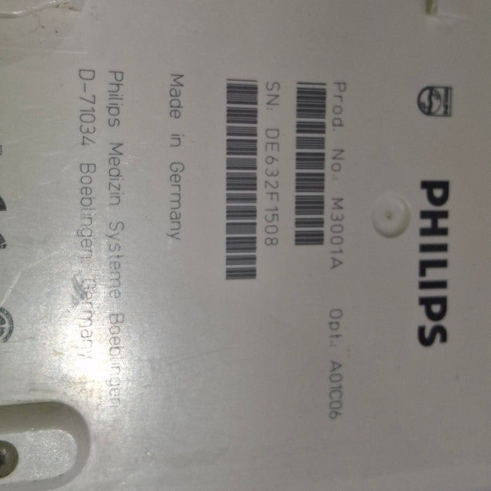 Philips M3001A-A01C06 Fast SpO2, NIBP, ECG, Temp, IBP MMS Module