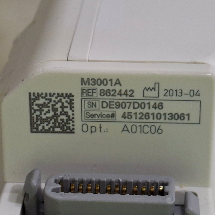Philips M3001A-A01C06 Fast SpO2, NIBP, ECG, Temp, IBP MMS Module