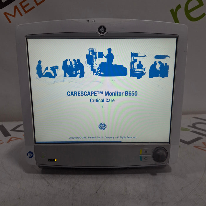 GE Healthcare Carescape B650 Critical Care Patient Monitor