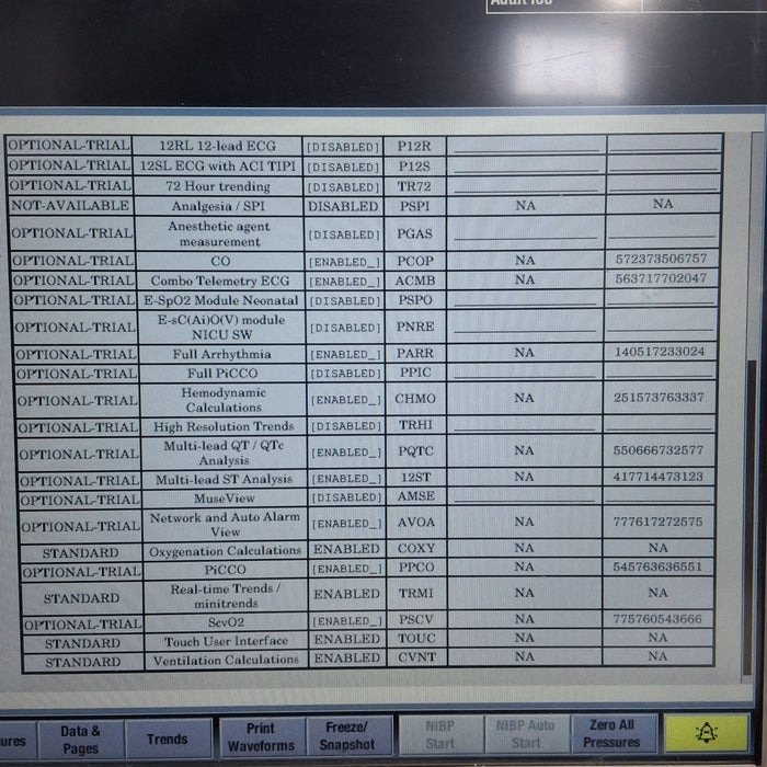 GE Healthcare Carescape B650 Critical Care Patient Monitor