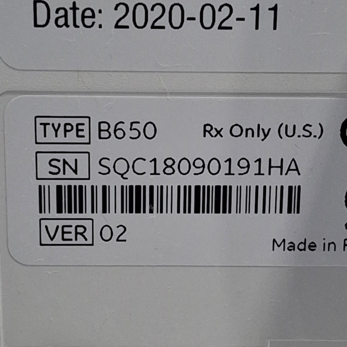 GE Healthcare Carescape B650 Critical Care Patient Monitor