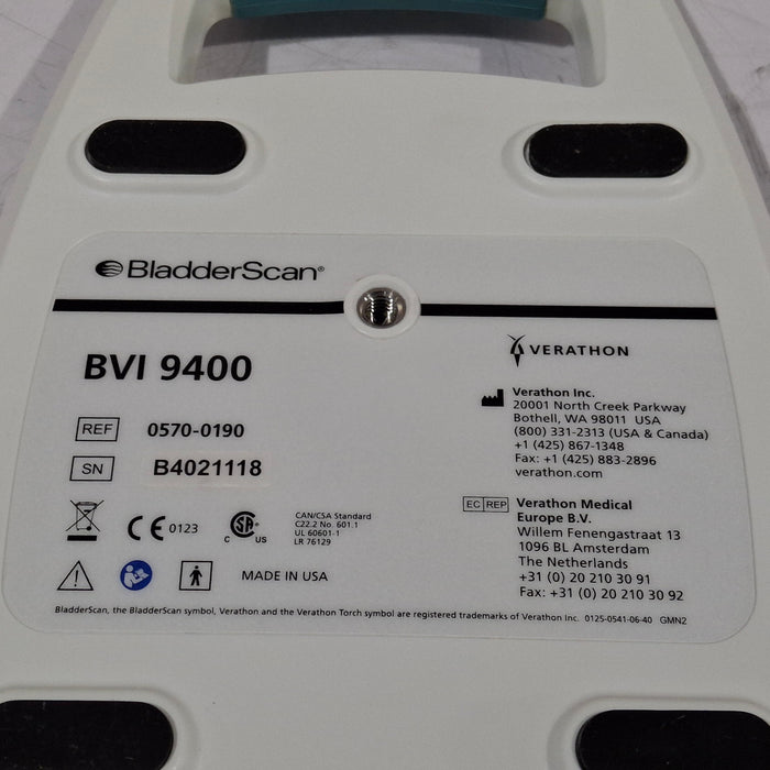 Verathon Medical, Inc BVI 9400 Bladderscan