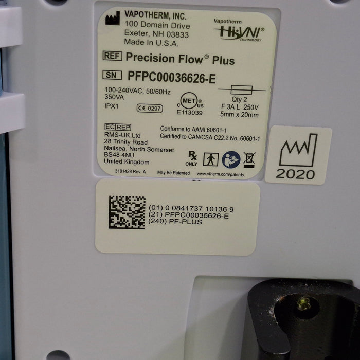 Vapotherm Precision Flow Plus Meter Humidifier
