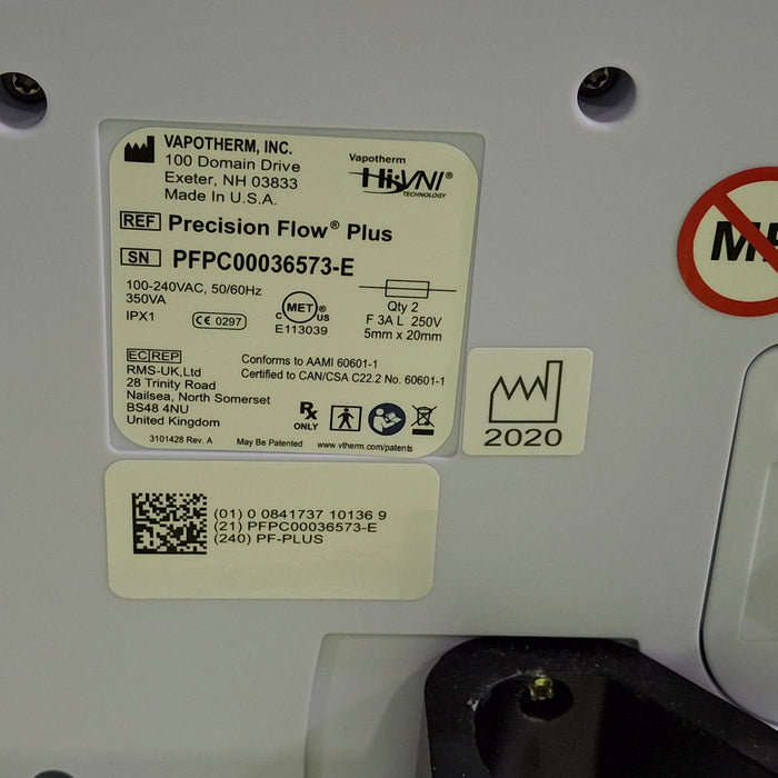 Vapotherm Vapotherm Precision Flow Plus Meter Humidifier Respiratory reLink Online