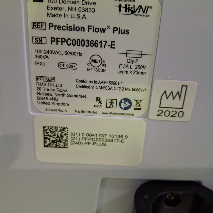Vapotherm Precision Flow Plus Meter Humidifier