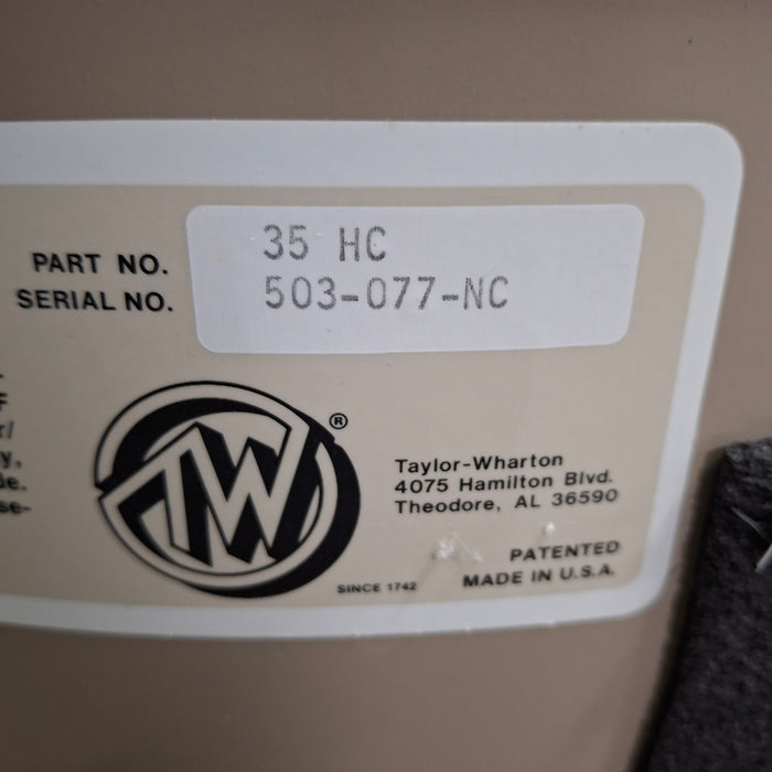Taylor Wharton 35HC Dewar Liquid Nitrogen Container