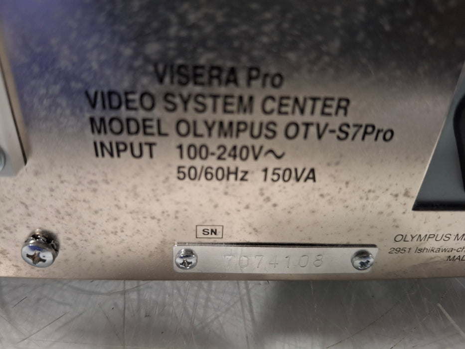 Olympus Visera OTV-S7 Pro Video System