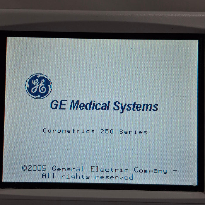 GE Healthcare Corometrics 250cx Series Model 259cx-a Fetal Monitor