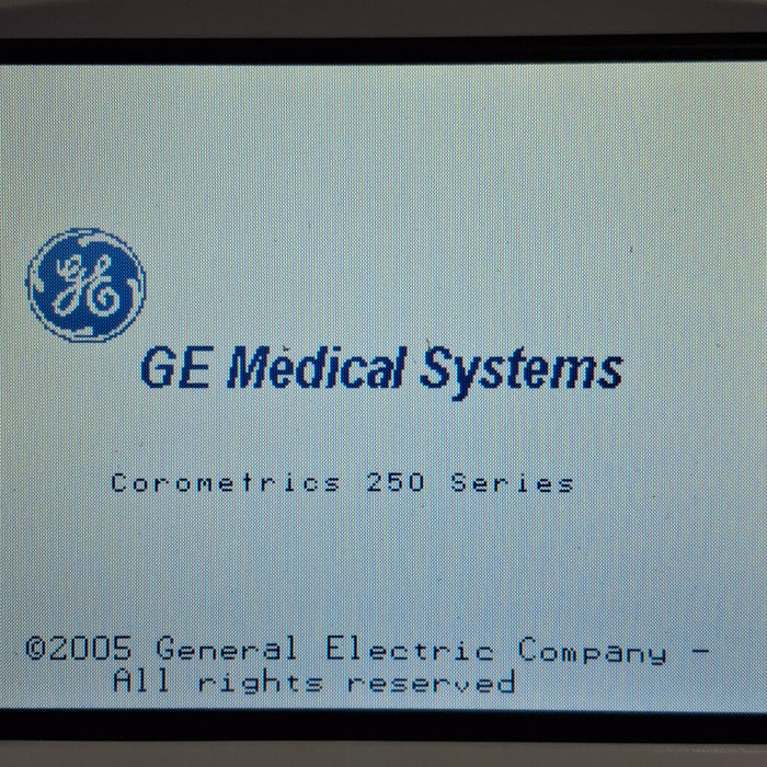 GE Healthcare Corometrics 250cx Series Model 259cx-a Fetal Monitor