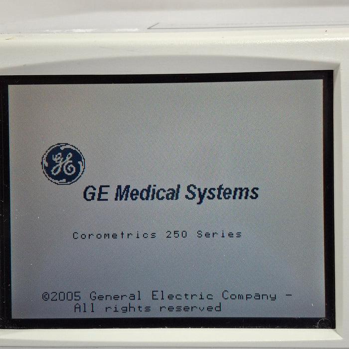 GE Healthcare Corometrics 250cx Series Model 259cx-a Fetal Monitor