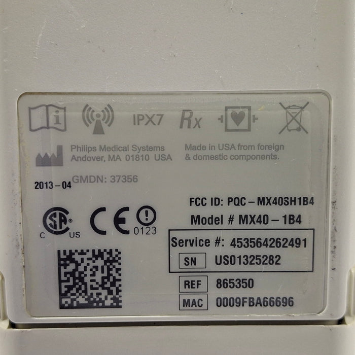 Philips MX40 1.4 ECG 865350 Telemetry Transmitter
