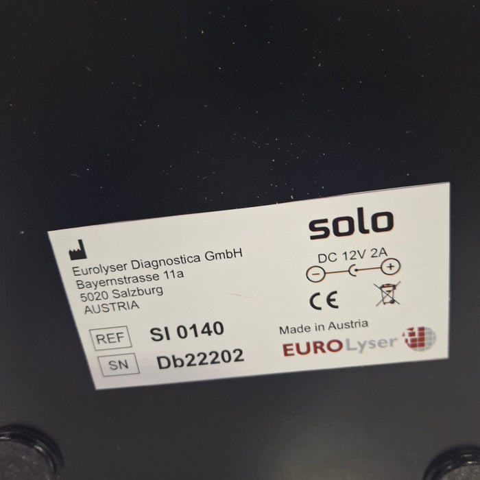 Eurolyser Diagnostica GmbH Solo Blood Analyzer