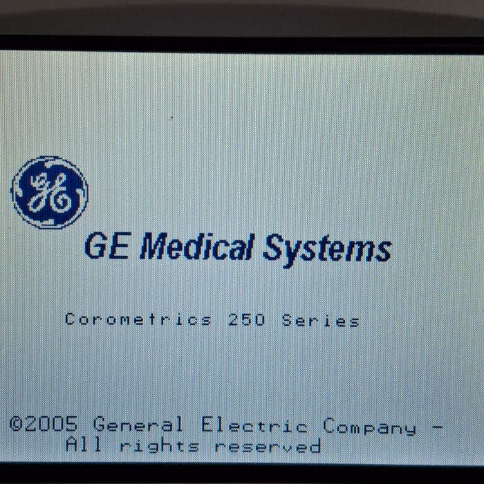 GE Healthcare Corometrics 250cx Series Model 259cx-a Fetal Monitor