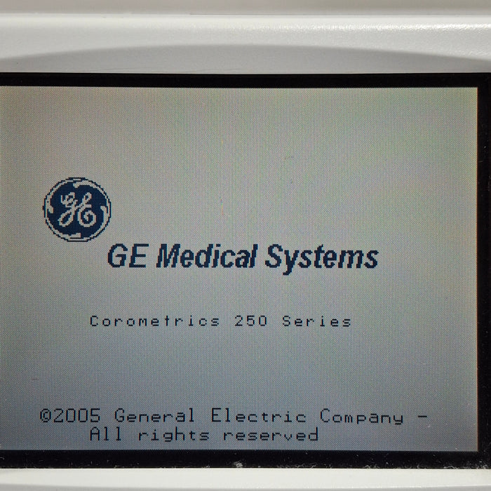 GE Healthcare Corometrics 250cx Series Model 259cx-a Fetal Monitor