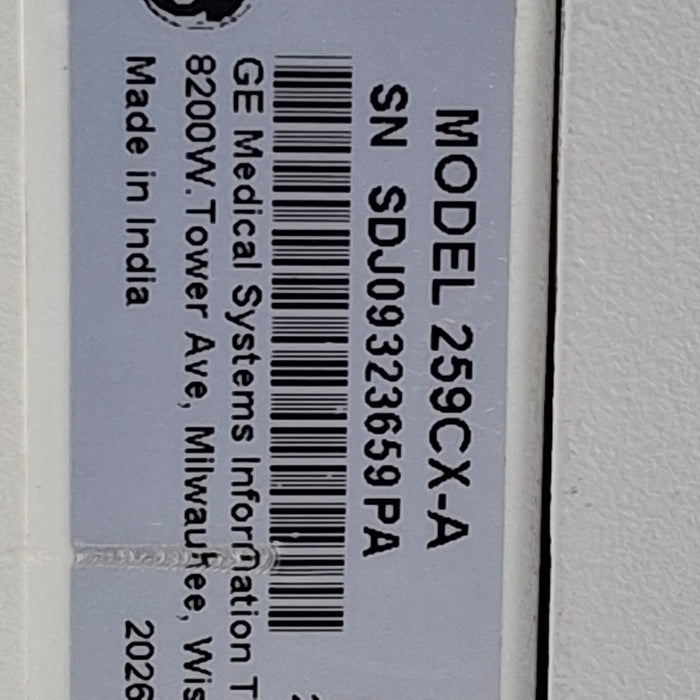 GE Healthcare Corometrics 250cx Series Model 259cx-a Fetal Monitor