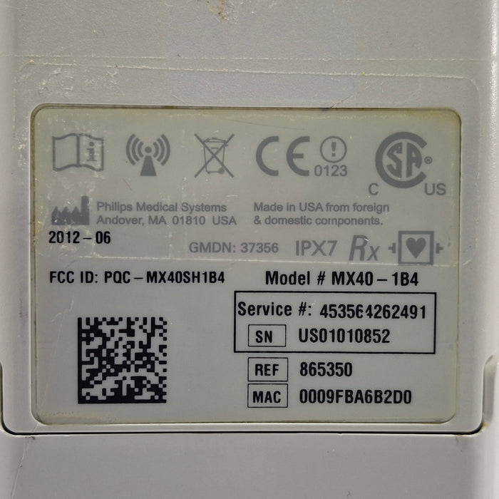 Philips MX40 1.4 ECG 865350 Telemetry Transmitter