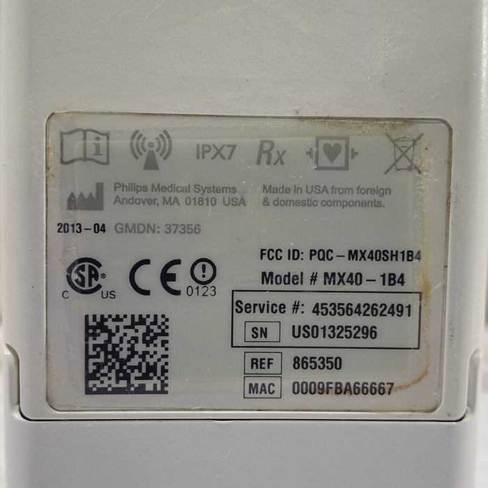 Philips MX40 1.4 ECG 865350 Telemetry Transmitter