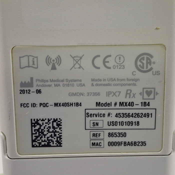Philips MX40 1.4 ECG 865350 Telemetry Transmitter