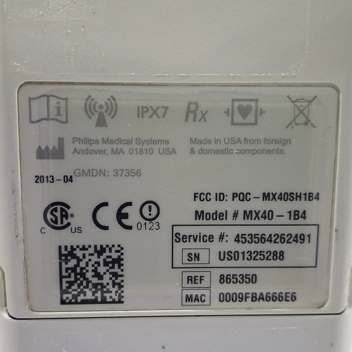 Philips MX40 1.4 ECG 865350 Telemetry Transmitter